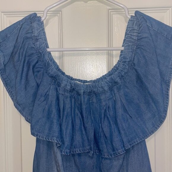 Denim romper - Picture 2 of 4